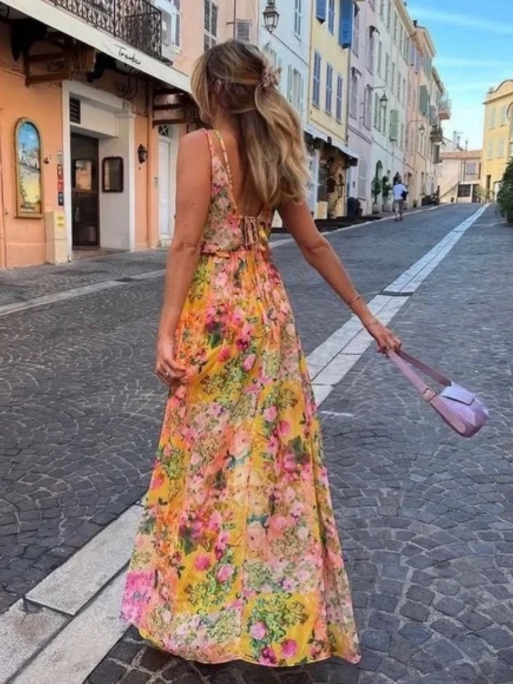 NWT For Love and Lemons Madison Floral Maxi Dress Size S - Picture 4 of 16